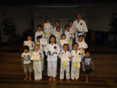 Awarding ceremony at Jefferson Dojo