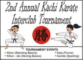 2nd Annual Kachi Karate Interclub Tournament